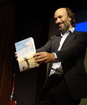 Carlos Núñez, durante la presentación de su libro ‘La hermandad de los Celtas’.