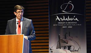 Buenos Aires. Evento de Andalucía
Presentación del proyecto “Andalucía, Origen y Destino” y de la Guía Mapa de Andalaucía” de de Dios editores en el Centro Cultural Kirchner.
Juan Marín, el Vicepresidente y Consejero de Turismo y Deporte de Andalucía fue uno de los presentadores del proyecto.
Hoy lunes 7/10/2019. Buenos Aires, Argentina. EFE/Fabián Mattiazzi