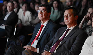 Juan Marín, durante la presentación del proyecto 'Origen y Destino'. Juan Marín, durante la presentación del proyecto 'Origen y Destino'.
