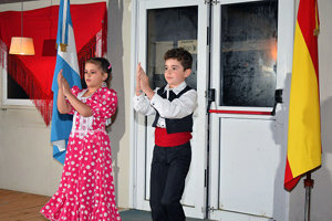 Durante el acto, se presentó el Cuerpo de Baile infantil. Durante el acto, se presentó el Cuerpo de Baile infantil.