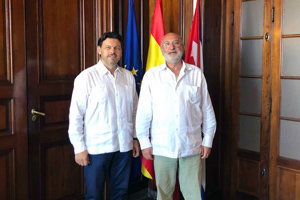 Con el embajador