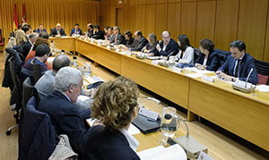 Un momento de la celebración del Consejo de Cooperación. Un momento de la celebración del Consejo de Cooperación.