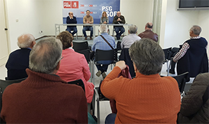 Un momento de charla.