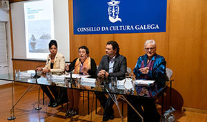 Un momento de la intervención de Rosario Álvarez en la conferencia 'A Habana Galega'.