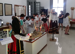 Un momento de la visita. Un momento de la visita.