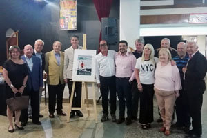 Barreña-Directivos de entidades regionale sy españolas posan junto a Barreña tras la presentación