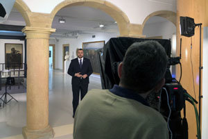 Adrián Barbón, durante su mensaje de fin de año.