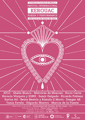 Cartel del II Festival Kerouac en Ciudad de México. Cartel del II Festival Kerouac en Ciudad de México.