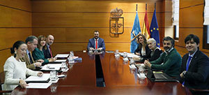 Un momento de la reunión del Consejo de Gobierno. Un momento de la reunión del Consejo de Gobierno.