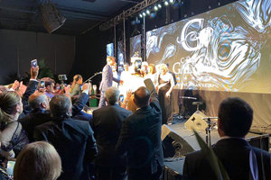 Panorámica del salón.