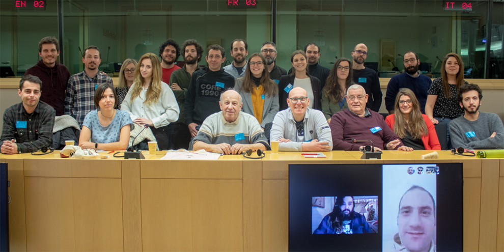 Un momento de la celebración de la asamblea celebrada en Bruselas. Un momento de la celebración de la asamblea celebrada en Bruselas.
