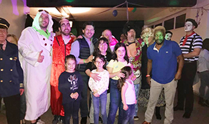 Rodríguez Miranda, durante la celebración del carnaval de Hamburgo. Rodríguez Miranda, durante la celebración del carnaval de Hamburgo.