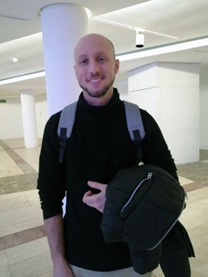 Miguel Alejandro, en el Museo Gaiás, el pasado 11 de febrero. Miguel Alejandro, en el Museo Gaiás, el pasado 11 de febrero.
