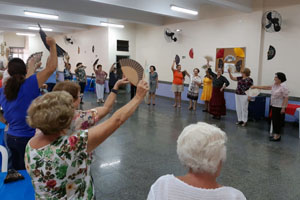 Las participantes en el evento del día ‘Internacional da Mulher’. Las participantes en el evento del día ‘Internacional da Mulher’.