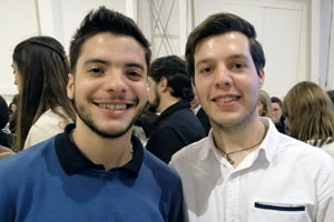 Diego Díaz –a la izda.– y Luis Rodríguez, juntos en el acto de entrega de diplomas del pasado mes de febrero. Diego Díaz –a la izda.– y Luis Rodríguez, juntos en el acto de entrega de diplomas del pasado mes de febrero.