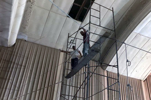 carhue_obras en el cielorraso