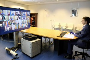 Mañueco-videoconferencia