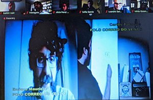 Momento de la participación de Polo Correo do Vento.