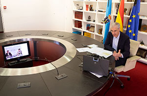 10,00 h.- O conselleiro de Economía, Emprego e Industria, Francisco Conde, acompañado do delegado territorial da Xunta na Coruña, Ovidio Rodeiro, participará na webinar #SeguimosAdiante, na que se avaliará a situación de autónomos, comercio e pemes da Coruña e as propostas da Xunta para reactivar a súa actividade. Na sala de xuntas da Consellería (4º andar).
foto xoán crespo
25/05/2020