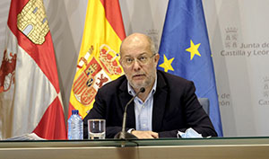 Francisco Igea, durante la rueda de prensa posterior al Consejo de Gobierno.