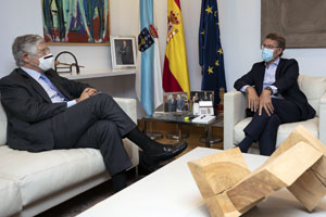 anf e francisco conde reunese co embaixador de portugal en españa, joao mira gomes