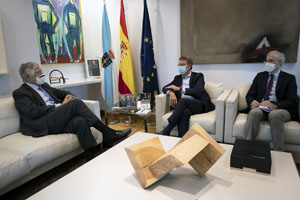 anf e francisco conde reunese co embaixador de portugal en españa, joao mira gomes