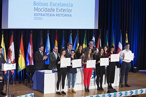 Feijóo presidió la ceremonia de entrega de los diplomas a los alumnos que disfrutaron de una beca BEME.