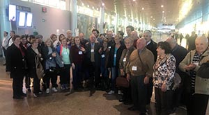 Rodríguez Miranda recibió a los participantes de 'Reencontros na Terra' procedentes de Uruguay.