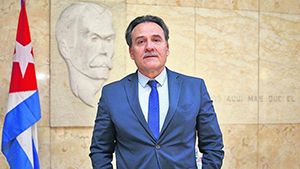Embajador de Cuba en España, Gustavo Machín Gómez.