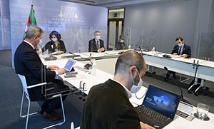 Un momento de la reunión del Consejo Asesor de Acción Exterior.