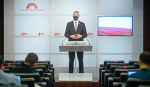 Bernat Sole, conseller de Acción Exterior, Relaciones Institucionales y Transparencia de la Generalitat.