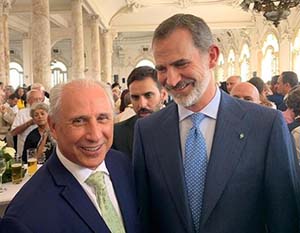 Jose Carlos de Santiago con el Rey