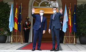 Pedro Sanchez-Alberto Fernandez