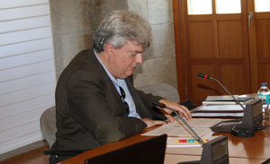  Un momento de la conferencia impartida por Xosé Manuel Núñez Seixas.