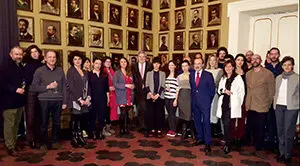Con becados Academia de España