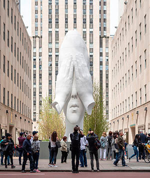 Escultura de Plensa en Nueva York