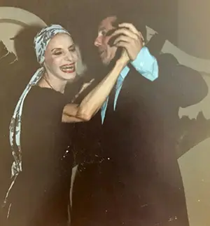 Santos Aguado y Alicia Alonso