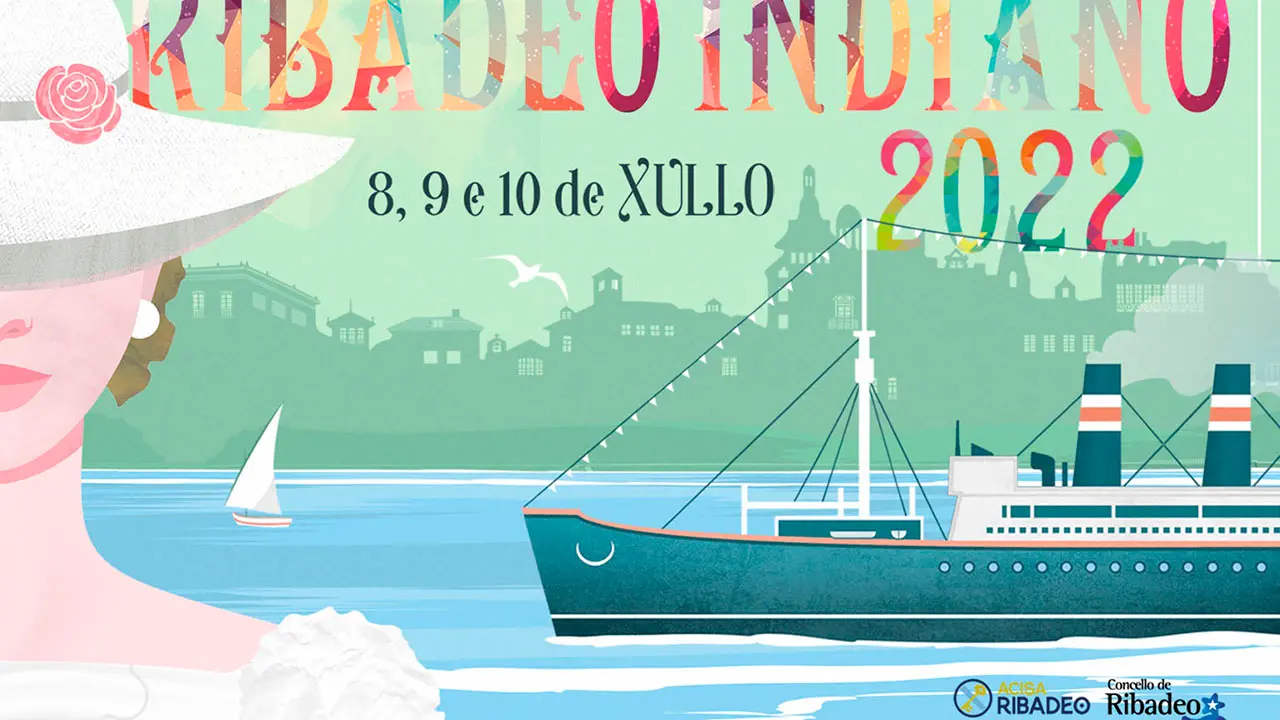 Cartel expo Ribadeo Indiano
