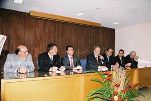 Manuel Antas Fraga, durante su intervención en el acto de entrega de las medallas. / GM