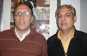Antonio Bastán Martínez –a la izquierda–, junto a Pablo Caballero. / GM