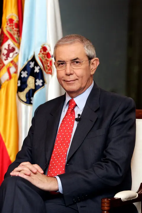 Pérez Touriño, durante su discurso institucional de Fin de Año.