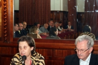 María José Ramos, durante su intervención antes los presidentes de centros.