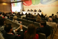 Un momento del acto empresarial celebrado en Santiago.