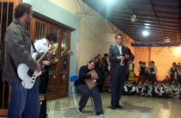 La actuación de los \'León and Rock\'.