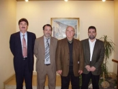 De izda. a dcha., Carlos López Pujol, Antonio Navarro, Antonio Aliaga y Gabriel Gasó.