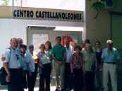 El presidente zamorano, en la sede del Centro Castellano-Leonés de La Plata.
