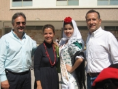 Victoria Cristóbal durante su visita a Argentina el pasado mes.
