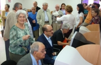 Los mayores mostraron gran interés por Internet.