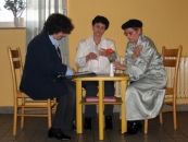 El &lsquo;sketch&rsquo; art&iacute;stico del grupo de teatro de las mujeres de Aachen.