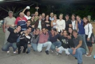 La Junta Directiva, jóvenes artistas y padres de ‘Eiras Nosas’ que prepararon la X ‘Festa das Orellas’.